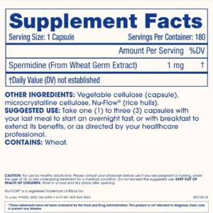 ProHealth Pure Spermidine Health Anti Aging 1 mg | 180 Caps