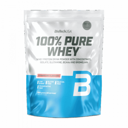 Biotech Usa Pure Whey Protein 1000 Gr - Çilek