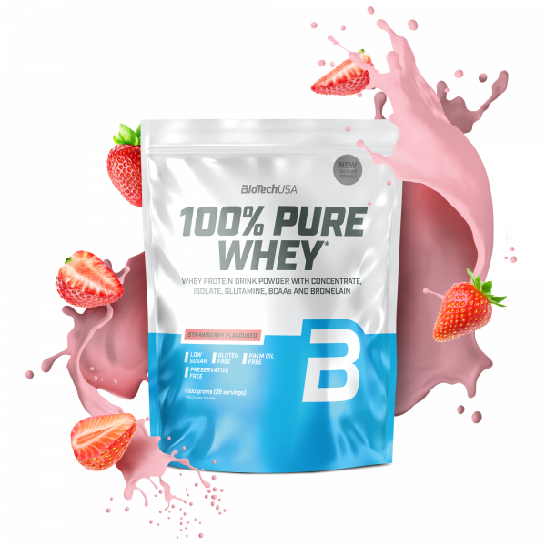 Biotech Usa Pure Whey Protein 1000 Gr – Çilek