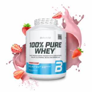 BioTechUSA Pure Whey Protein 2270 Gr - Çilek - Görsel 2