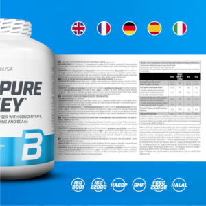 BioTechUSA Pure Whey Protein 2270 Gr - Muz - Görsel 3