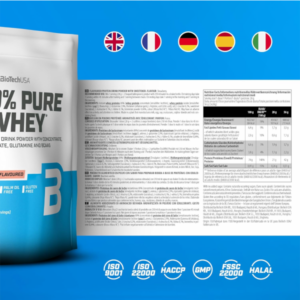 Biotech Usa Pure Whey Protein 1000 Gr - Çilek - Görsel 4