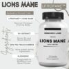 Research Labs Organic Lions Mane Immune System Booster & Nootropic Brain Support Mushroom 120 Caps