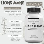 Research Labs Organic Lions Mane Immune System Booster & Nootropic Brain Support Mushroom 120 Caps
