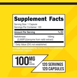 Primaforce Nattokinase 100 mg 2000 FU 120 Caps - Görsel 2