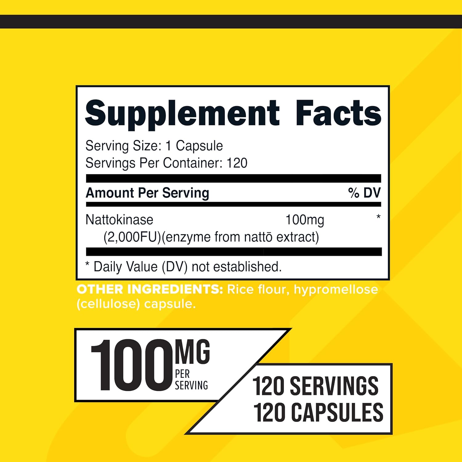 Primaforce Nattokinase 100 mg 2000 FU 120 Caps