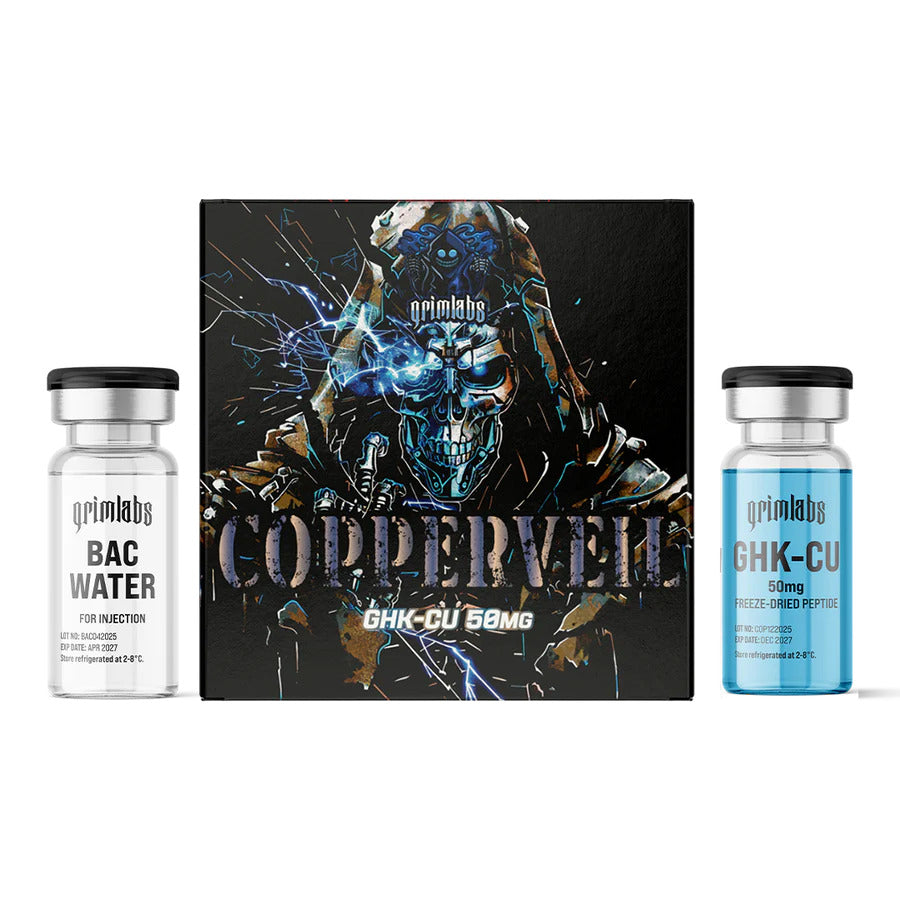 Grimlabs COPPERVEIL – GHK-Cu 50mg & BACTERIOSTATIC WATER