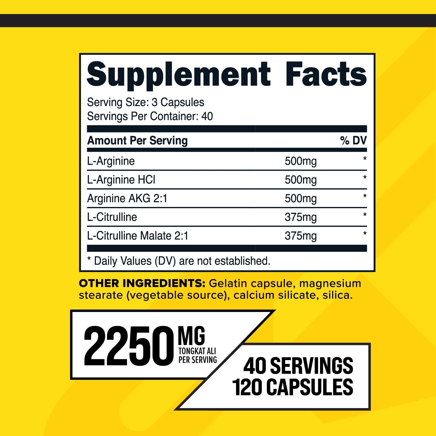 Primaforce Nitric Oxide Booster Arginine Akg HCl Citrulline PreWorkout and Post Workout 120 Caps - Görsel 2
