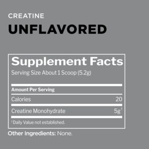 Rule 1 Creatine Powder – Pure Micronized Creatine Monohydrate 390 gr / 75 Servis - Görsel 3