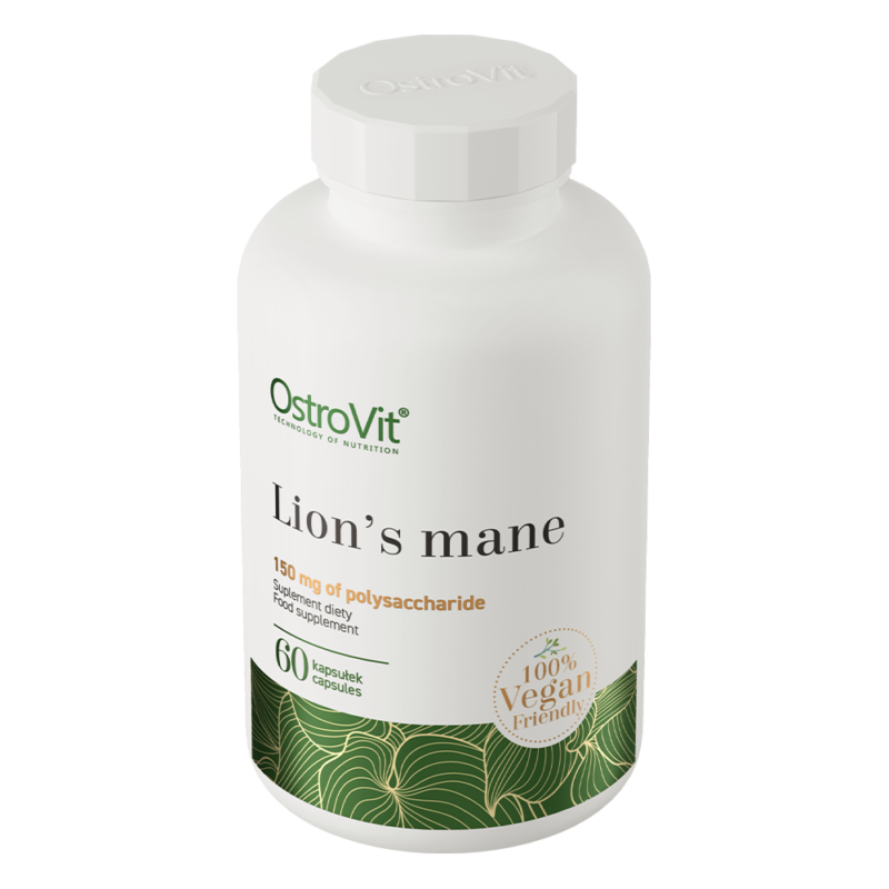 OstroVit Lion's Mane (Aslan Yelesi Özü) VEGE 500 mg 60 capsules