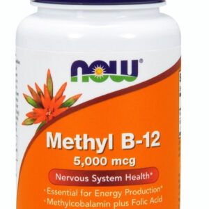 NOW Methyl B12 Folate -- 5000 mcg - 120 Lozenges
