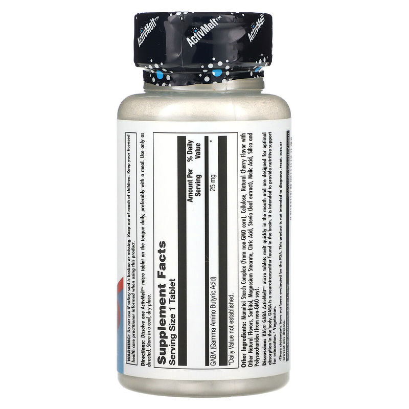 KAL GABA 25 mg ActivMelt® Instant Dissolve Tablets - Görsel 3