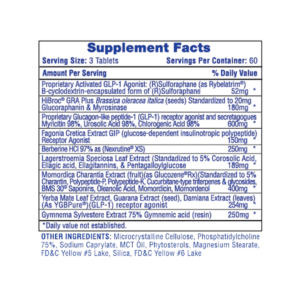 HiTech Pharmaceuticals Slimaglutide Berberine WEIGHT LOOS 180 Tablet – 60 SERVİS