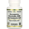 California Gold Nutrition, Glucosamine Glukozamin Chondroitin, MSM plus Hyaluronic 60 Veggie Caps