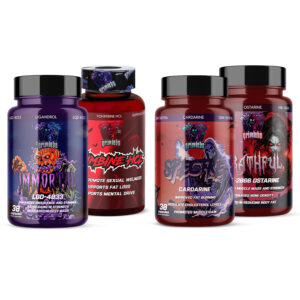 Grimlabs Ripped Alpha Starter Pack - Immortal Ligandrol & Spectre Cardarine & Wrathful MK2866 & Yohimbine HCL