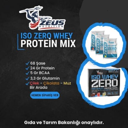 Zeus Nutrıtıon Zero Isole Whey Protein Mix Aroma 68 Servis