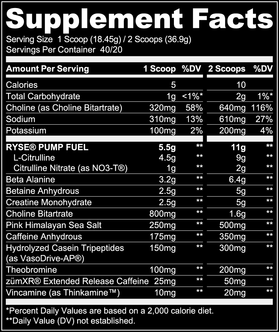 RYSE, Godzilla, PreWorkout+Creatine 40 servis (USA MENŞEİ) - Görsel 4