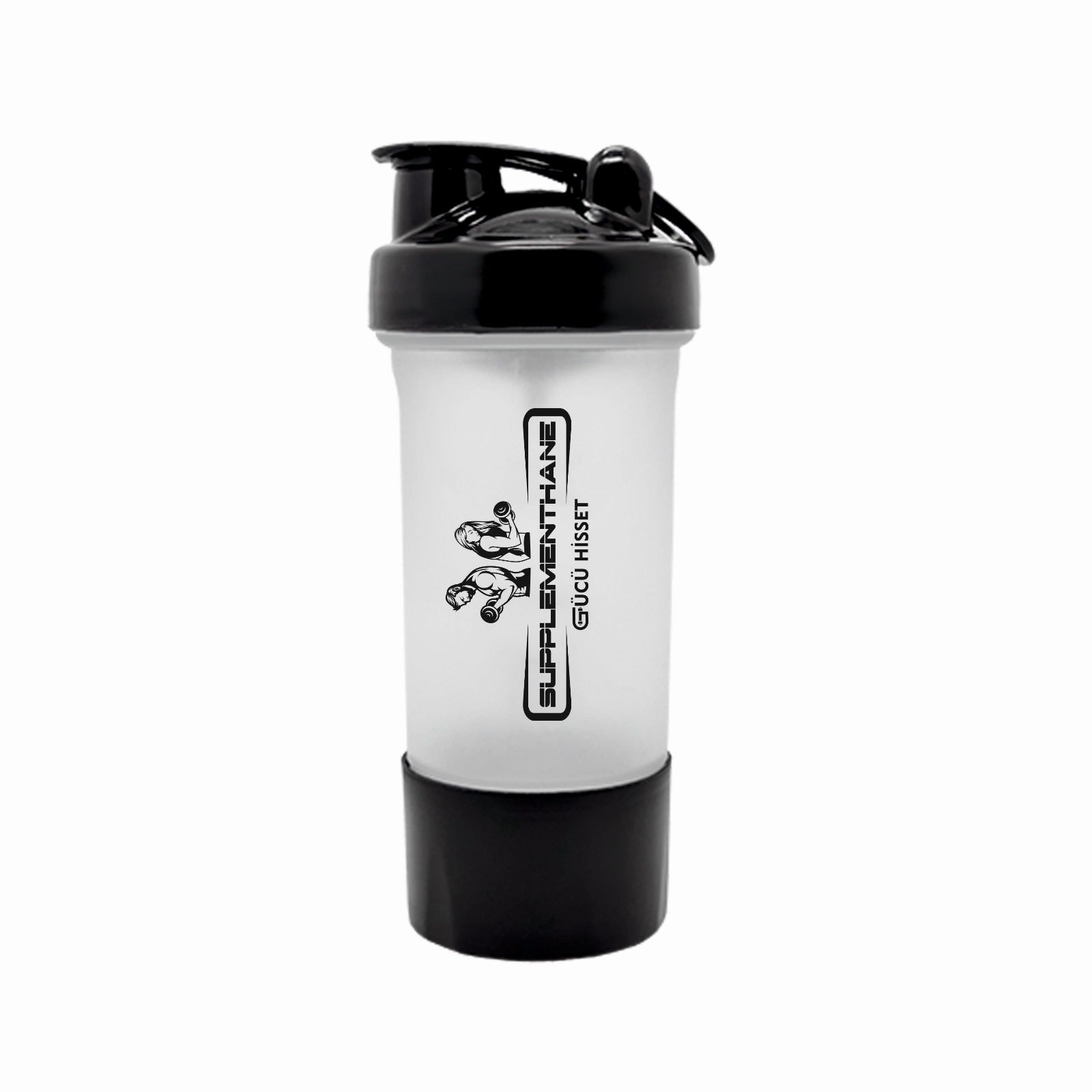 Fitness Smart Shaker 550 Ml + Toz saklama kablı - Görsel 6