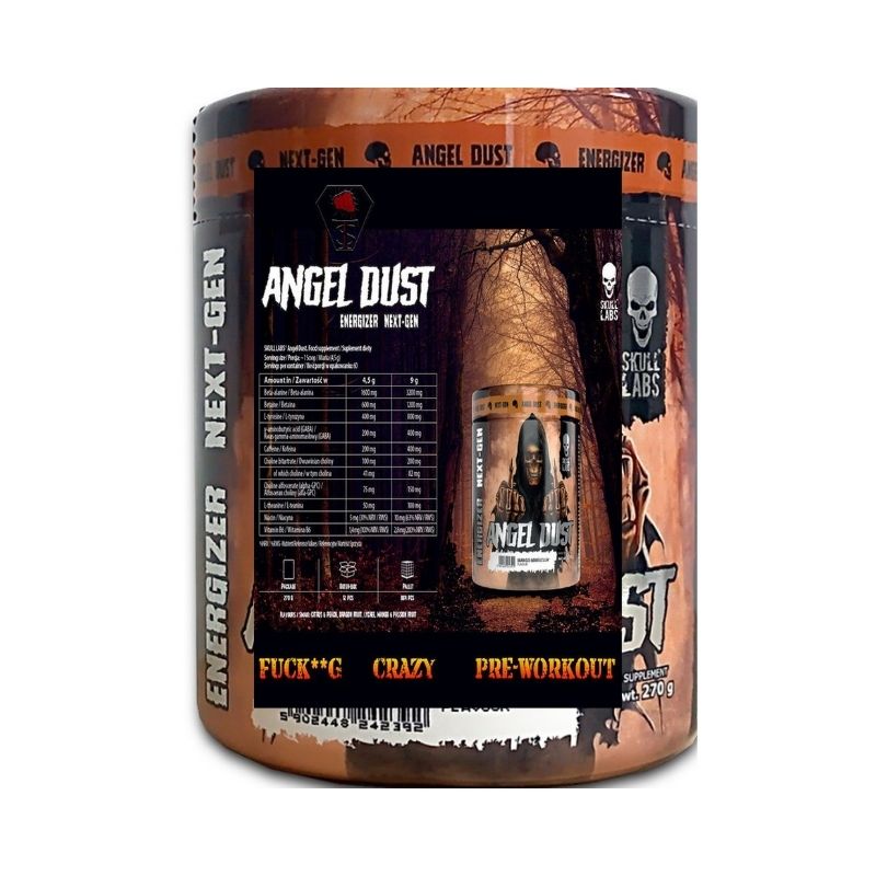 Skull Labs Angel Dust Pump Energizer Preworkout 270g - Görsel 3