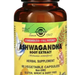 Solgar Ashwagandha Root Extract 60 Kapsül