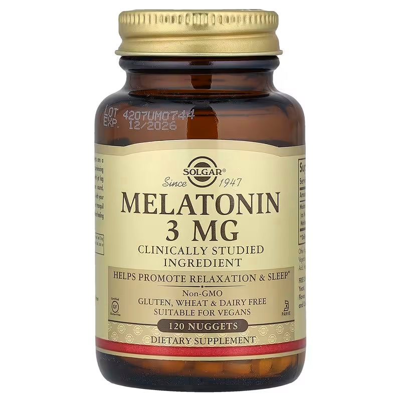 Solgar Melatonin Sleep 3 mg 120 Nuggets