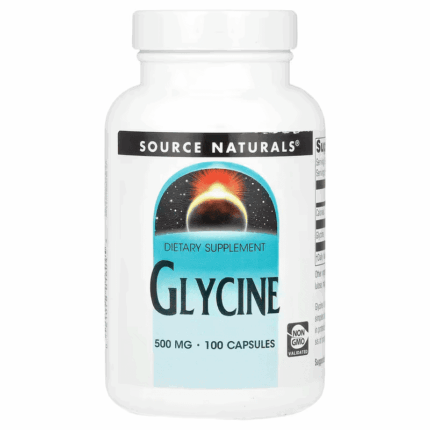 Source Naturals Glycine Glisin Amino Acids ATP 500 mg 100 Capsules