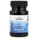 Swanson Astaxanthin & Lutein & Zeaxanthin Eye and Vision Health 60 Softgels