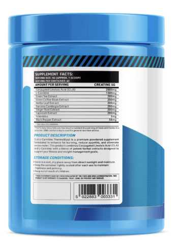 Everload Nutrition CLA + L-Carnitine & Green Tea 60 Servis - Görsel 3