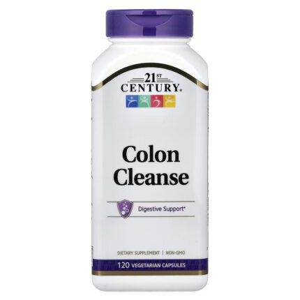21st Century Colon Cleanse Detox & Cleanse Digestive 120 Vegetarian Capsules