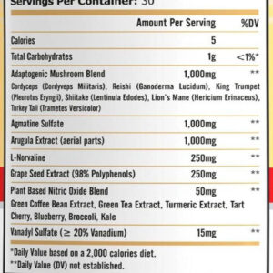DEXTER JACKSON GOLD DNA PUMP BOOSTER Agmatina Sulfate+Grape+Nitrix Oxide 180 CAPS