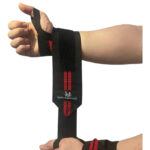 SupplementHane Logolu 2'li Fitness Crossfit Pro Ağırlık Bilekliği Wrist Wraps Bileklik Bilek Koruyucu Destek Bilekliği
