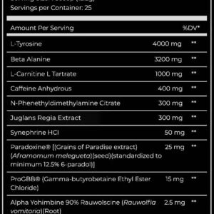 Dark Labs Maniaco Ripped Preworkout – 25/50 Servings