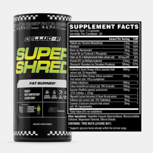 Cellucor Super Shred Fat Burner Thermogenic Power & High Stimulant Energy 60 Caps - Görsel 2