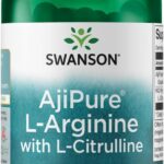 Swanson AjiPure L-Arginine with L-Citrulline Nitric Oxide 60 Veggie Caps