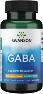 Swanson Gaba High Potency 500 mg 100 Capsul