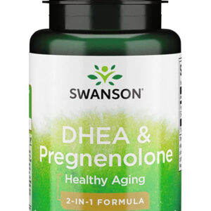 Swanson DHEA Pregnenolone 60 Veggie Caps
