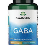 Swanson GABA Maximum Strength 750 mg 60 Veggie Strength