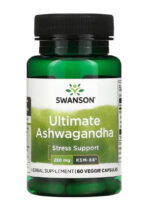 Swanson Ultimate Ashwagandha Ksm66 60 Kapsül