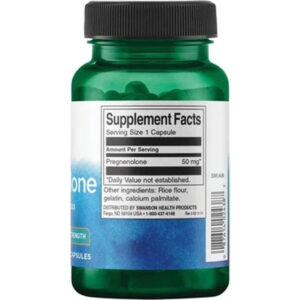 Swanson Pregnenolone Super Strength 50 mg, 60 Capsules
