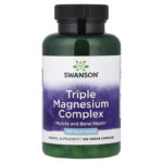 Swanson Triple Magnesium Complex, 400 mg 100 Vegan Caps