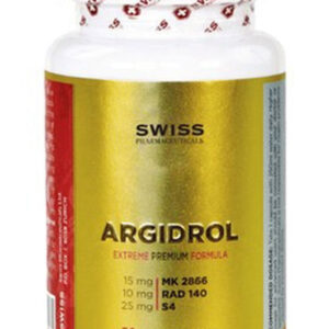 Swiss Pharma Argidrol 50 mg 50 Kapsül Ostarine Mk2866-RAD140-S4 Genesis