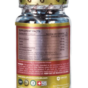 Swiss Pharma ECA Extreme Yohimbine HCl Bioperine 60 Kapsül