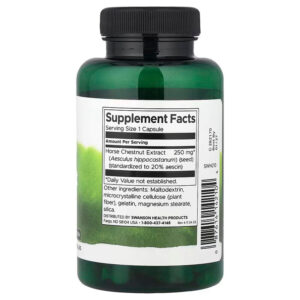 Swanson Horse Chestnut Extract At Kestanesi Özü 250 mg 120 Caps - Görsel 2