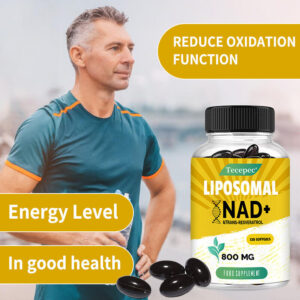 Tecepec Liposomal NAD+ Resveratrol 800mg - for Anti Aging, Nicotinamide Booster, Cell Regenerator - Görsel 6