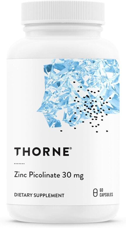THORNE - Zinc Picolinate Immune Healthy Skin & Eyes 30 mg 60 Caps