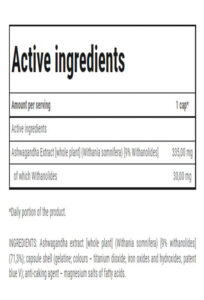 TREC NUTRITION Ashwagandha Max 335 mg / 60 Caps - Görsel 2