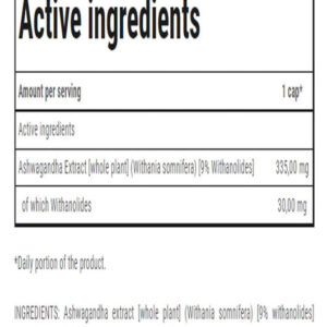 TREC NUTRITION Ashwagandha Max 335 mg / 60 Caps