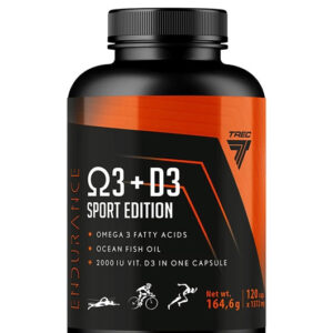 TREC OMEGA 3 + D3 Vitamin 2000 UI SPORT EDITION 120CAPS