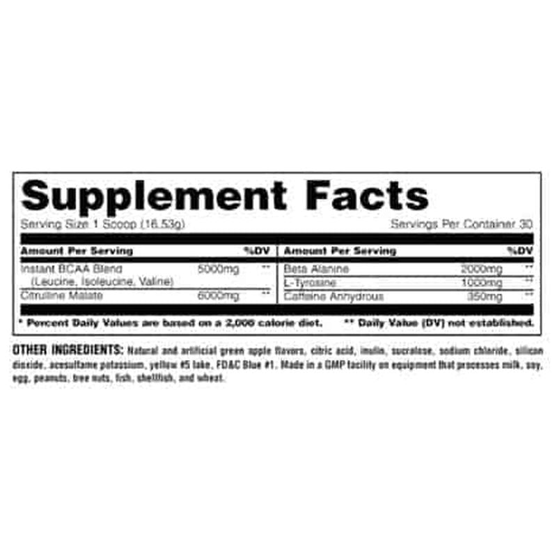 Universal Nutrition Animal Fury Preworkout 320G - Görsel 2