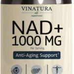 VINATURA NAD Nicotinamide Adenine Dinucleotide 1000mg - Pure Nad for Anti-Aging 60 Caps